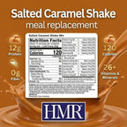HMR 120 Shake Meal Replacement Powder | Salted Caramel Shake Mix to Support Healthy Weight Loss | 12g of Protein | Nutritional Drink | Low Calorie Food | 12 Servings