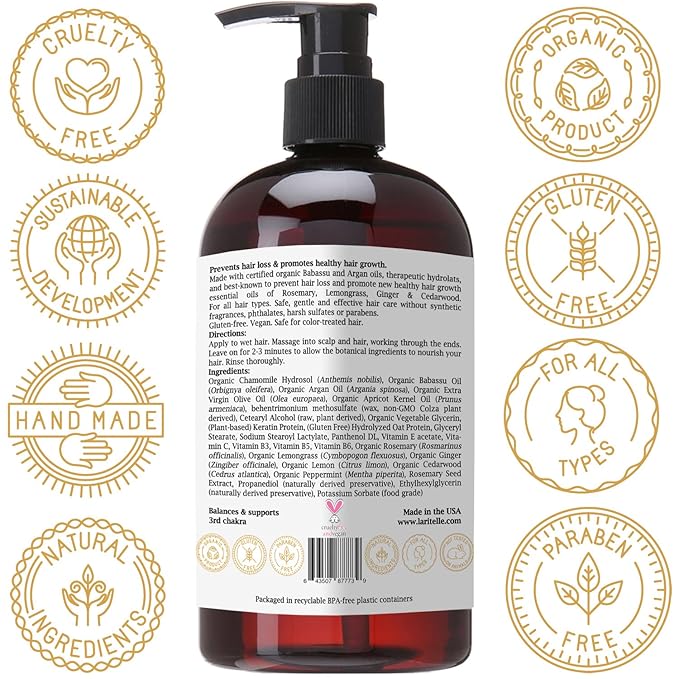 Laritelle 7 Chakras Gift Set | Organic Hair & Skin Care Ritual to Balance, Support & Heal Body, Mind & Spirit