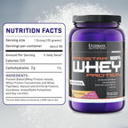 Ultimate Nutrition Prostar Whey Protein Powder Isolate, Peanut Butter & Jelly - Low Carb, High Protein Powder Shake for Muscle Gain & Recovery - Low Sodium, Low-Fat & Keto Friendly - 2 lbs Tub