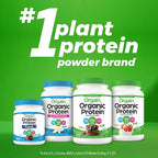 Orgain Organic Vegan Protein Powder, Peanut Butter - 21g Plant Protein, 7g Prebiotic Fiber, Low Net Carb, No Dairy Ingredients, No Added Sugar, For Shakes & Smoothies, 2.03 lb (Packaging May Vary)