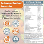 24-in-1 Dog Vitamins and Supplements 300 Ct Dogs Multivitamin Chewable Contain Chondroitin Probiotics Omega-3 Glucosamine for Dogs Skin Coat Heart Joint Gut Liver Brain Eyes Immune Support - Chicken