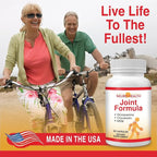 Neuro Health Joint Formula with Glucosamine, Chondroitin and MSM, 60 Capsules (1 Bottle) Turmeric/Joint Support Supplement for Bones, Back, Knees, Hands/Used for Cartilage & Joint Support