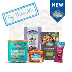 Blue Diamond Almonds Snack Nut Variety Pack for Kids, Office, School, On-the-go, 0.75 oz Gluten Free Individual Packs, Wasabi & Soy Sauce, Lightly Salted, and Smokehouse (Pack of 1,24 Count Total)