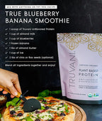 Truvani Vegan Pea Protein Powder | Unflavored | 20g Organic Plant Based Protein | 1 Serving | Keto | Gluten & Dairy Free | Low Carb | No Added Sugar