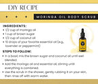 Earth N Pure Moringa Oil Cold Pressed, Natural and Therapeutic Grade 50 ml