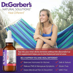 Dr. Garber's Natural Solutions Fem Cyle Oral Drops - Gemmotherapy Liquid Supplement to Balance Hormones and Relieve PMS, PMDD, Hot Flashes, Menopause, and Menstrual Symptoms - 60ml