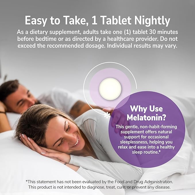 21st Century Melatonin 3 mg Tablets, 200 Count