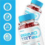 (2 Pack) Primo TRT Gummies, Primo TRT Advanced Performance Blend Supplement, PrimoTRT Try Prime Gomitas Maximum Strength for Males Support for Overall Health Wellness All Natural Ingredients (120 Ct)