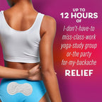 Pamprin Heat Relief Menstrual Patches for Portable Menstrual Pain Relief of Cramps and backaches, 3 Count