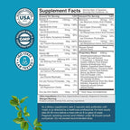 Nootropic Brain Supplement for Memory and Focus Support - Vitamins for Mental Support & Clarity with Bacopa Monnieri, VIT A, B6, Riboflavin, Niacin, Thiamin & Folate - Cognitive Complex - 90 Count