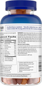 Centrum MultiGummies Gummy Multivitamin for Men, Multivitamin/Multimineral Supplement with Selenium, Antioxidants and Vitamin D3, Assorted Fruit Flavor - 170 Count