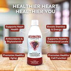 – 32 Fl. Oz. Advanced Liquid Cardiovascular & Cholesterol Support Formula – Liquid Resveratrol Supplement Promotes Healthy Aging, Heart Health & Energy Levels