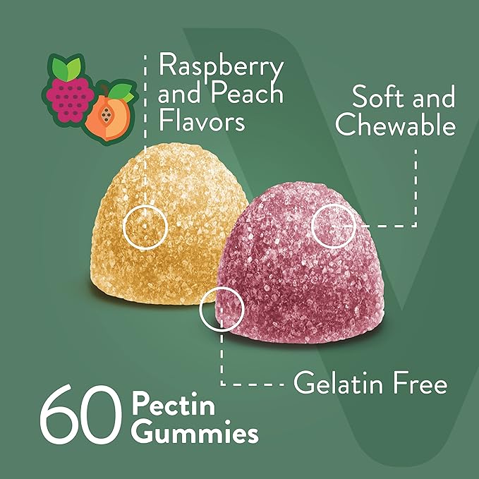 VITEEY Magnesium Gummies for Adults - 170mg of Magnesium Citrate Gummy for Calm, Sleep, Nerve & Muscle Function Support - Vegan, Gluten Free - 60 Count