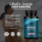 Zeal Evening Primrose Oil Softgels 1300mg for Women - GLA Supplement (Gamma Linolenic Acid 130mg) - Hormone Support, Skin & Hair Health - 150 Softgels