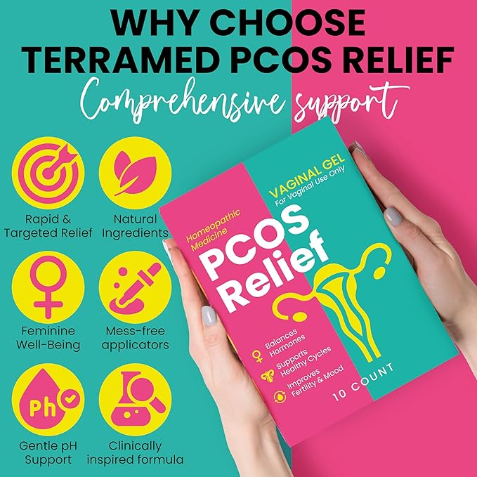 PCOS Support for Fertility & Cycle Health | Hormone Balance for Women | Helps with Irregular Cycles, Vaginal Dryness, Pelvic Discomfort & Mood Swings | Includes 10 Pre-Filled Applicators