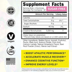Creatine Monohydrate Gummies Sugar Free 5g - Made in USA - Pre Workout Creatine Chews for Women & Men, Creatine Gummy Candy, Chewable Nutritional Supplements, NSF Certified (Strawberry, 120 Count)