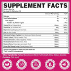 Menopause Supplements for Women, 10-in-1 Hormone Balance for Women, with Red Clover, Korean Ginseng, Shatavari - Menopause & Libisoothe Powder for Desire, Hot Flashes, Night Sweats & Mood - 5.3 Oz