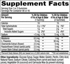 OLLY Kids Sleep Gummy, Occasional Sleep Support, 0.5mg Melatonin, L Theanine, Chamomile, and Lemon Balm Extracts, Childrens Chewable Supplement, Raspberry Flavor - 90 Count