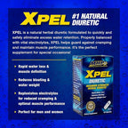 Maximum Human Performance Xpel Maximum Strength Diuretic Water Pills, for Water Retention Relief, Weight Loss Support, with Vitamin B-6 Potassium Dandelion Root, 80 Capsules, (Pack of 2)