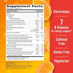 Emergen-C 1000mg Vitamin C Immune Support Powder Tangerine 30CT includes Zinc, Manganese, 7 B Vitamins and Electrolytes for Back to School Essentials