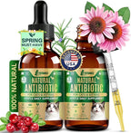 YOTANGO Natural Antibiotics for Cats, Cat Antibiotics for UTI & Itch Support, Immune, Digestive, Allergy, Skin & Coat Support for Cats and Kittens, for All Ages & Breeds (Chicken Flavor-60ml 2 Pack)