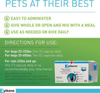 Vetoquinol Zylkene Calming Support Supplement for Medium Dogs 33-65lbs Promotes Relaxation, Reduces Stress, and Supports Occasional Anxiety Relief for Dogs, 225mg - 14 Capsules