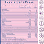 Sugar Free Prenatal Gummies — 30+ Nutrients (Choline, Folate, Iron, Vitamin) for Fetal and Neural Support, Bones, Energy & Immunity — USA-Made Vegan Prenatal Vitamins for Women (60 Gummies)