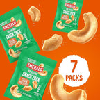 Emerald Nuts Roasted and Salted Cashews 7ct (1-Pack), 100-Calorie Individual Packs, Plant-Based Protein, Kosher Certified, Non-GMO, Contains No Artificial Preservatives, Flavors or Synthetic Colors