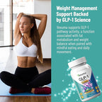 GLP-1 Support Probiotic Supplement for Weight Loss - Daily GLP1 Support for Women Men to Support Metabolism Healthy Gut & Boost Fat Burn - Natural Oral GLP-1 Support with Berberine HCl