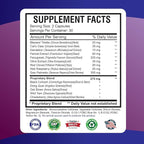 America Medic & Science MetrioMed 60 Capsules | Fertility Supplement for Women | Organic Pills with Black Cohosh, Chasteberry and Red Clover Herbs