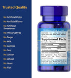 Puritans Pride Hyaluronic Acid 100mg, Dietary Supplement for Skin Hydration, 60 Rapid Release Capsules