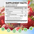 Magnesium Complex Gummies 1000mg | 12-in-1 Magnesium Complex Supplement with Glycinate, Citrate, Malate & Taurate Supports Muscle Function, Bone Health, Rest & Relaxation – Strawberry Flavor, 60 Count