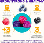 Height Growth Gummies for Kids - Growth Vitamins for Teens, Height Increase Multivitamin for Boys & Girls with Calcium Vitamin D C K2 Magnesium Zinc, Natural Height Growth Maximizer Supplement, 60 PCS