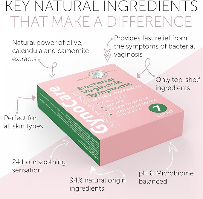 Bacterial Vaginosis Treatment | BV Treatment For Women | Natural Homeopathic Vaginal Ointment for Odor, Itching, BV, and Vaginal Microbiota Imbalance | 7 Pre Filled Applicators