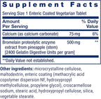 Life Extension Specially-Coated Bromelain, Pineapple Extract, Joint Health, Joint Comfort, Vegetarian, Gluten-Free, Non-GMO, 500 mg, 60 enteric-Coated Tablets