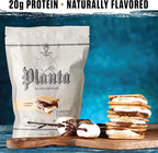 Ambrosia Planta - Plant-Based Protein Powder 20g | Dairy Free Vegan Protein Powder with BCAA Amino Acids | Keto-Friendly, No Added Sugar | 25 Servings | Campfire Smores