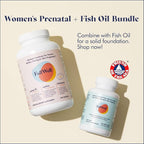 FullWell Women's Prenatal Multivitamin with Lemon Essence - Healthy Pregnancy Support - Contains Choline & Folate - Supports Fetal Growth & Brain Development* - 240 Count (60 Servings, 2 Pk)