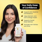 Cocó March N.M.D. Molecular Multi-Collagen - Types I, II, III, V & X – Hair, Skin, Nails & Joint Support for Women & Men – Low Molecular Weight Collagen, Gluten Free, Dairy Free, Soy Free, 90 Capsules