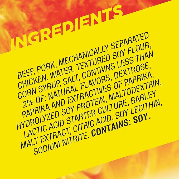Slim Jim Smoked Meat Sticks, Original Flavor, 6g Protein Per Serving, Snack Size, Easter Basket Stuffer for Men, 0.28 oz. (46 Count)