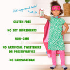 Orgain Organic Kids Nutritional Protein Shake, Strawberry, Healthy Kids Snacks, 8g Dairy Protein, 3g of Fiber, 22 Vitamins & Minerals, No Soy ingredients, Gluten Free, Non-GMO, 8.25 Fl Oz (Pack of 12)