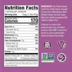 Wonderslim Protein Chips with Probiotics, Salt & Vinegar | 12g Plant Protein, 170 Cal | High Protein Chips, Vegan, Gluten Free, Non-GMO | Made with Avocado Oil, No Seed Oils | 12 Pack