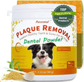 Natural Dog Dental & Supplement Powder, Plaque & Tartar Control with Glucosamine, Omega-3, Probiotics & Vitamin E for Joint, Beef Liver Flavour, Digestion & Fresh Breath