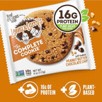 Lenny & Larry's Complete Protein Cookie, [Peanut Butter Chocolate Chip], Chewy Soft Baked, 16g Plant Protein, Vegan, Non-GMO, High Fiber, [4 Ounce] Cookie (Pack of 12)