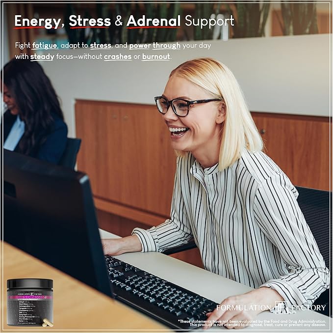 Formulation Factory She's Obsessed: 10-in-1 Hormone Balance Maximizer with Shilajit, Maca, Ashwagandha, DIM, Dong Quai, Zinc & More for Vitality & Balance 240 Count (Pack of 2)
