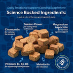 NaturVet Emotional Support Daily Calming Aid Dog Supplement - Helps Promote 24/7 Normal, Calm Behavior - for Dog Stress, Nervousness, Separation, Unwanted Behavior - 120ct Soft Chews