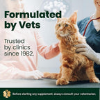 VetriScience Hairball Control Chews for Cats, Omega-3 and Fiber Supplement, Support Digestion and Skin and Coat, Tasty Small Bites, Chicken, 60 Count