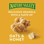 Nature Valley Protein Granola, Oats and Honey, Family Size, Resealable Bag, 17 OZ (Pack of 2)