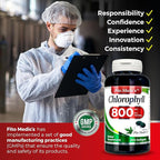 FITO MEDIC'S Lab Chlorophyll Supplement, 200 Softgels, Chlorophyll Capsules