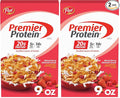 Premier Protein Mixed Berry Almond Cereal, Protein Cereal Flakes Mixed with Dried Berries and Sliced Almonds, Contains 20g of Protein Per Serving, 9 OZ Box (Pack of 2)