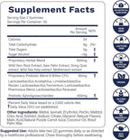 Flora Vaginal Probiotics for Women pH Balance Gummies with Prebiotics 8x Billion Probiotics 5x Extracts Saw Palmetto, Dong Quai, Motherwort, Wild Kelp & Yam | Vegan Sugar-Free Gluten-Free, 60 Ct